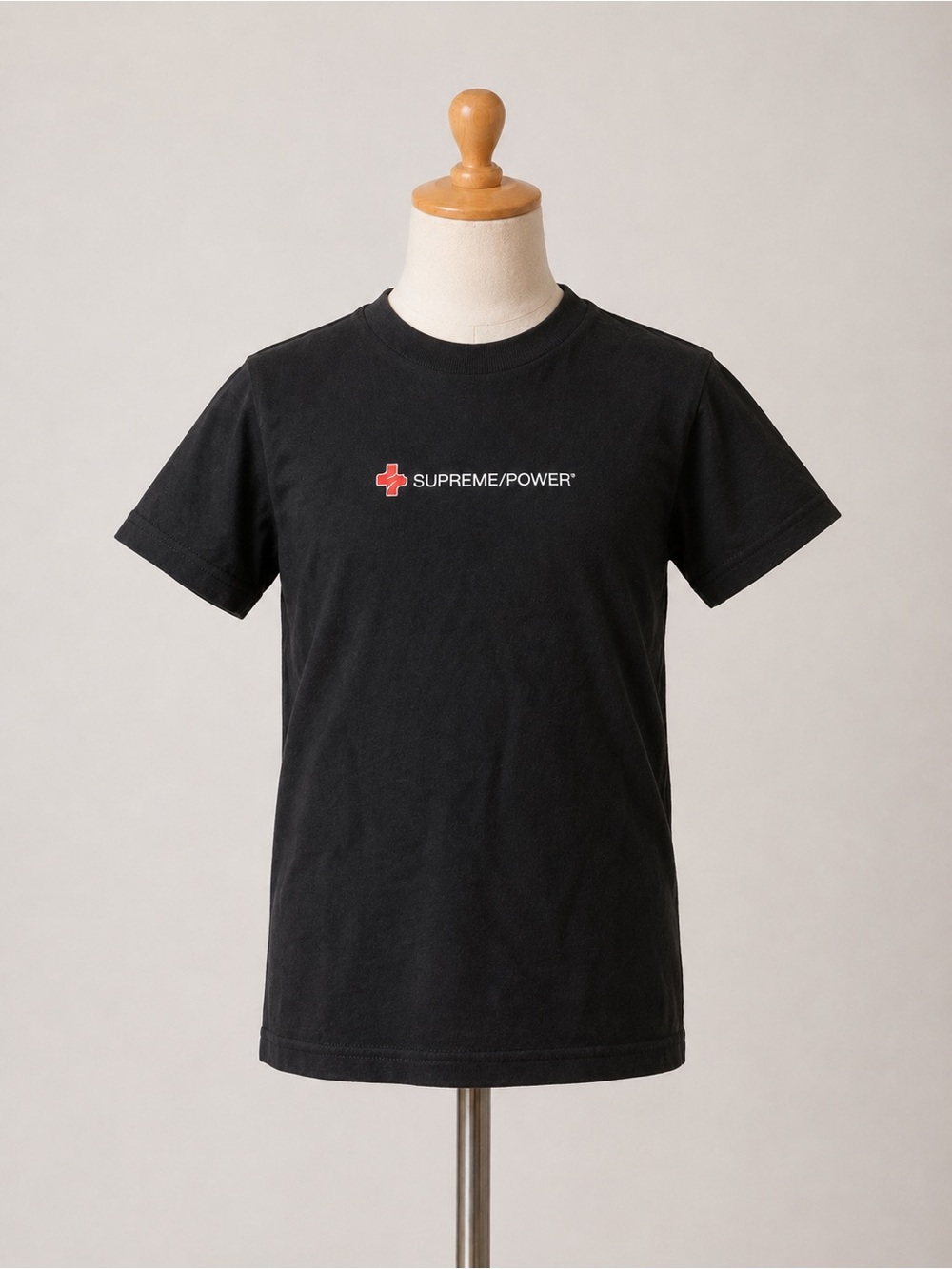 Supreme Power BBS Boys Black Graphic T Shirt Youth Streetwear Racing Tee